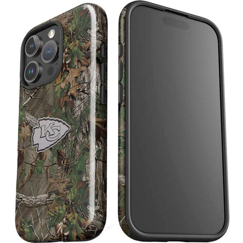 NFL Kansas City Chiefs Realtree Xtra Green Camo iPhone 16 Pro Max Impact Case